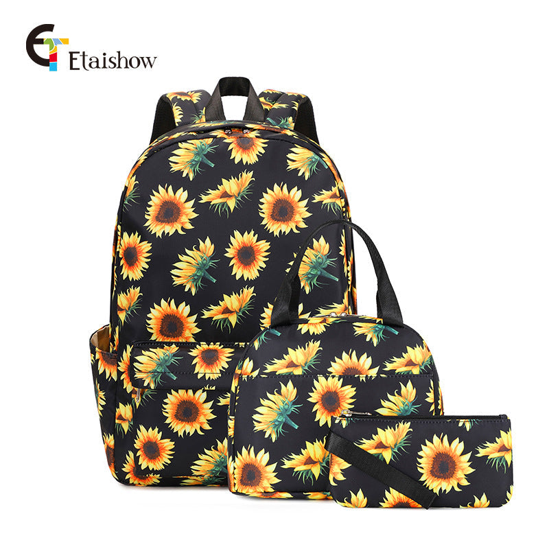 Three-piece Starry Sky Iti Printing Primary Elementary School Students' Schoolbags