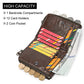 Multicolor Short Double Zipper Vertical Fashion Purses