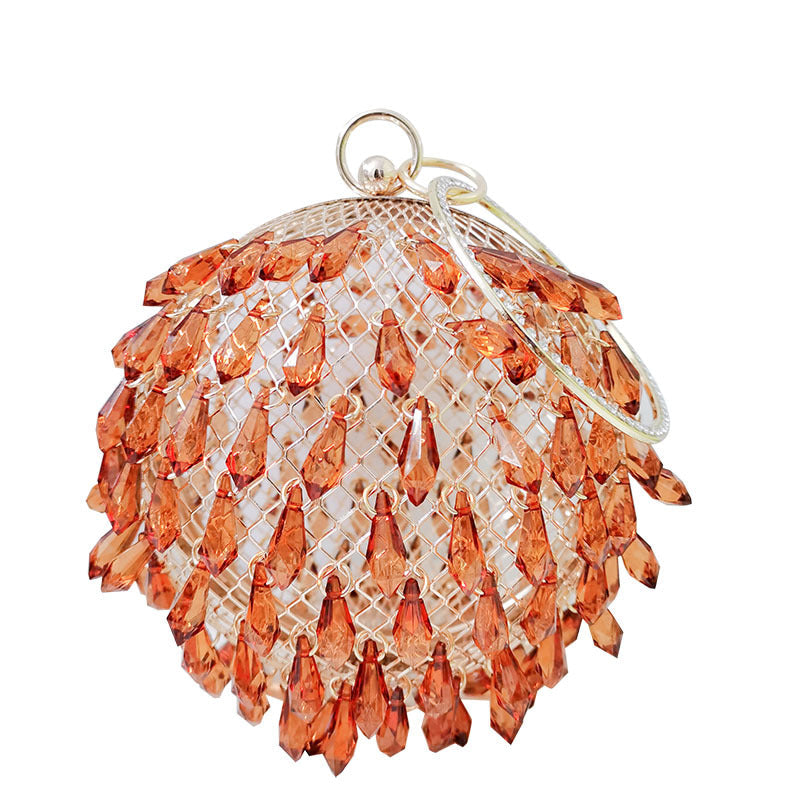 Selection Round Metal Bird Cage Portable Handbags