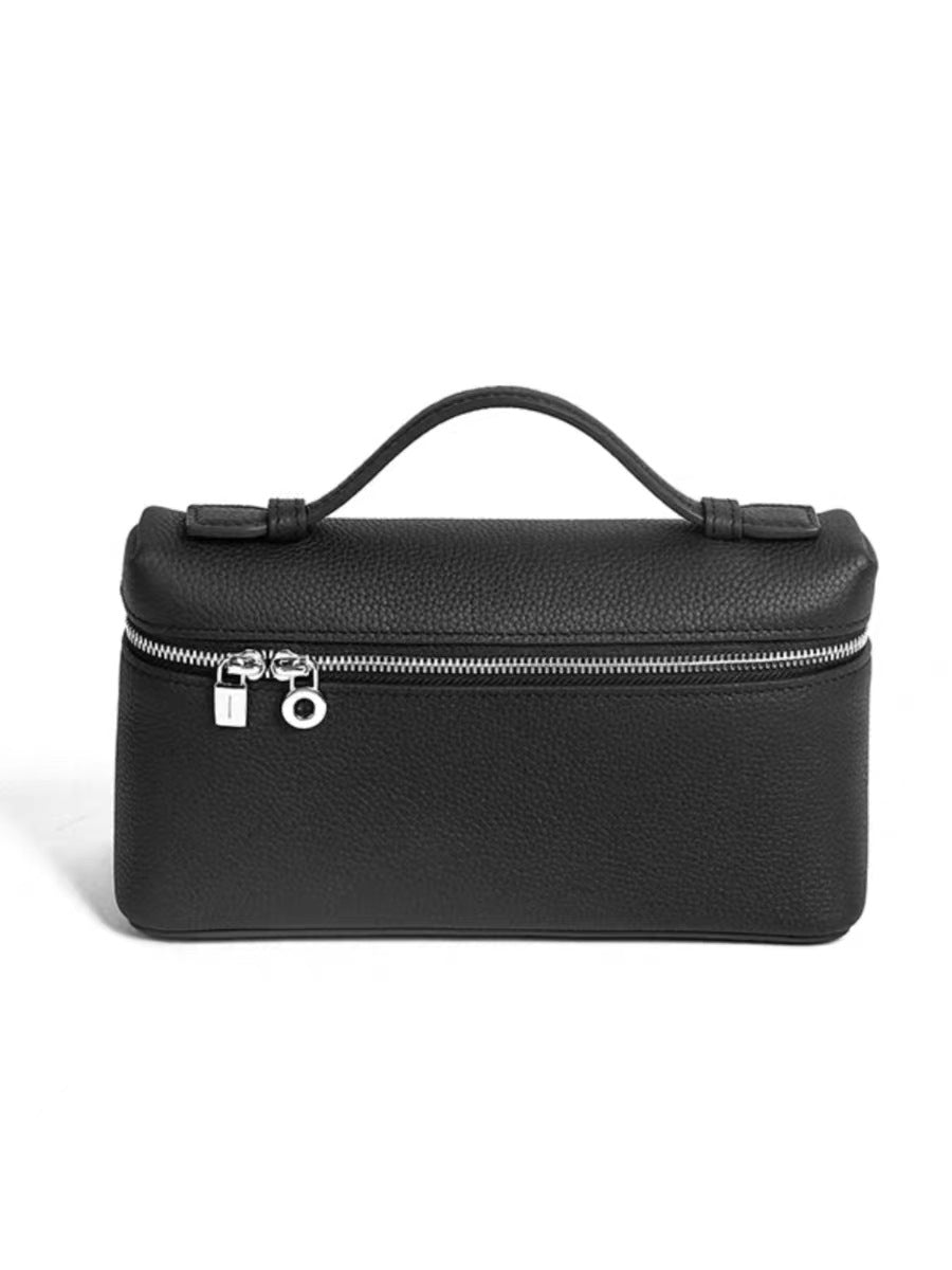 Version Lunch Box Cattlehide Leather Fashion Crossbody Bags