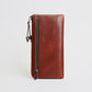 Women's & Men's Handmade Retro Long Genuine Leather Cowhide Clutch Bags