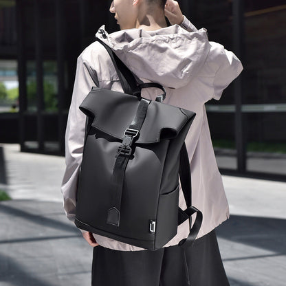 Innovative Men's Trendy High-grade Flip Magnetic Backpacks