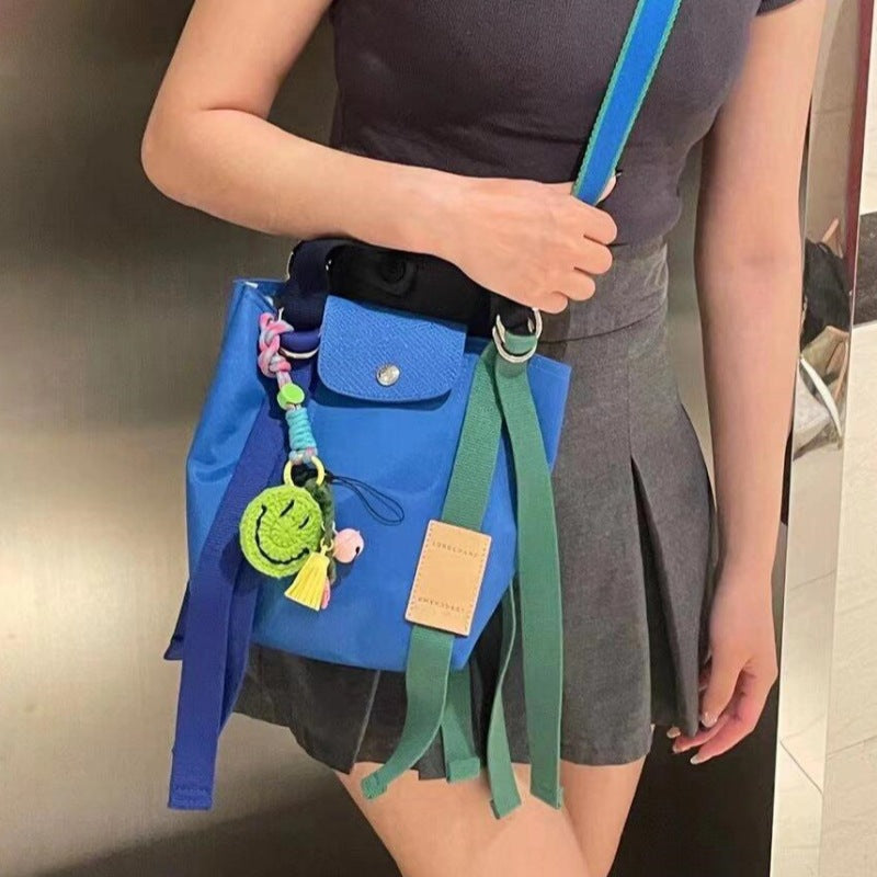 Color Dragon Boat Ribbon Block Waterproof Handbags