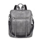 Women's Retro High-grade Soft Leather Large Capacity Backpacks