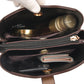 Women's Color Kangaroo Korean Fashion Textured Genuine Shoulder Bags