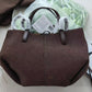 Pauline Matte Leather Wings Style Barrel Bags