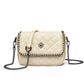 Spring Rhombus Embroidery Chain Soft Leather Shoulder Bags