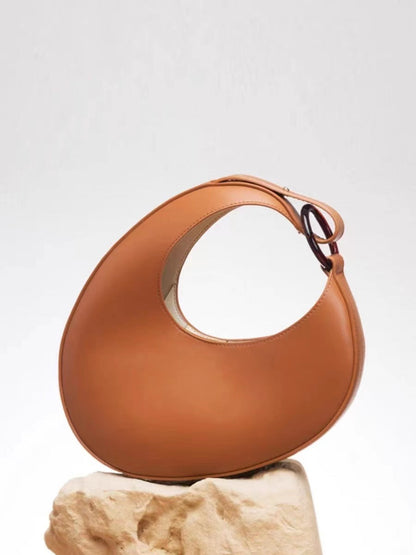 Italy Design Trendy Personalized Crescent-shaped Large Shoulder Bags