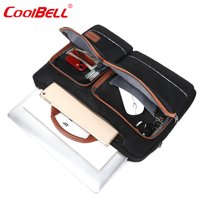 Men's High-grade Portable Style Retro Fashion Laptop Bags