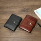 Men's Leather Short Large Capacity Cattlehide Retro Men's Wallets