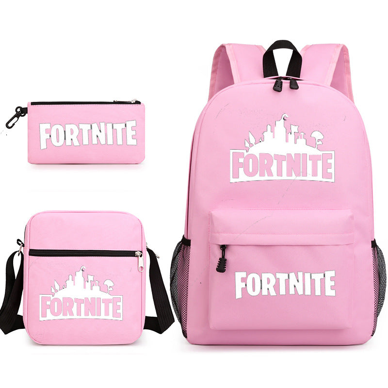 Durable Leo Massey Peripheral Printed Pencil Middle School Students' Schoolbags