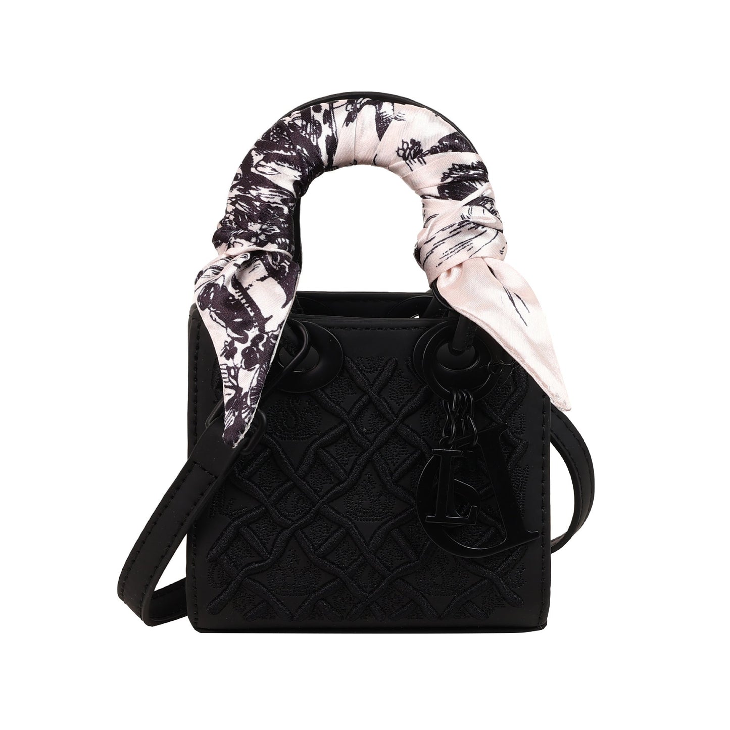 Women's Embroidered Mini Diana High-grade Fashion Silk Shoulder Bags