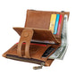 Man Swiping First Layer Cowhide Crazy Men's Wallets