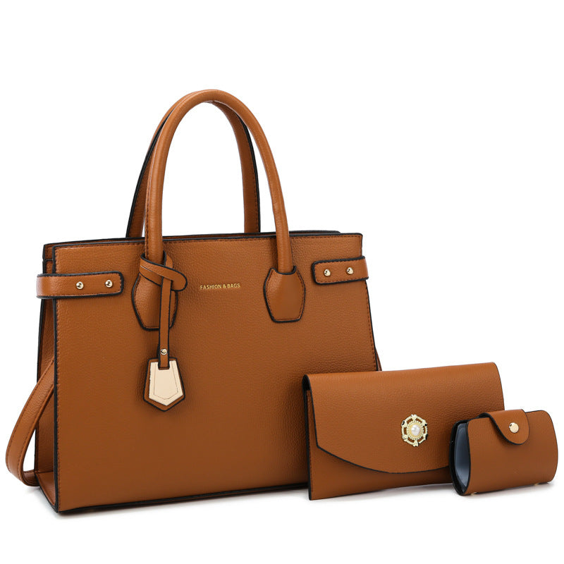 Women's Trendy Portable Fashionable Large Capacity Bride Handbags