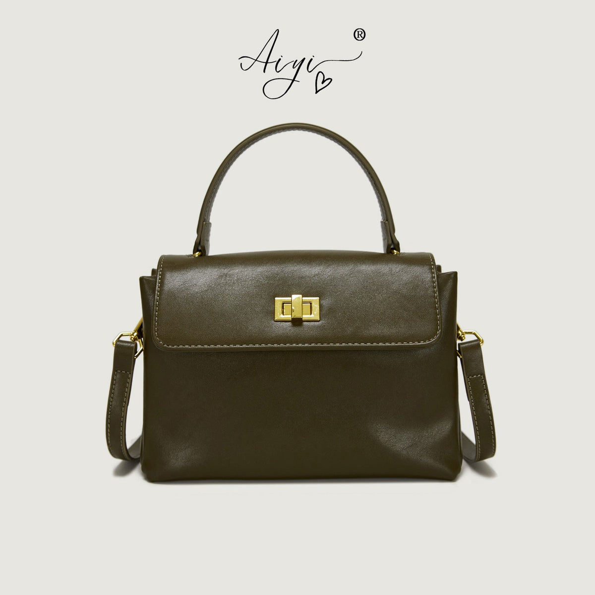Women's Niche Texture Soft Cowhide Retro Versatile Handbags