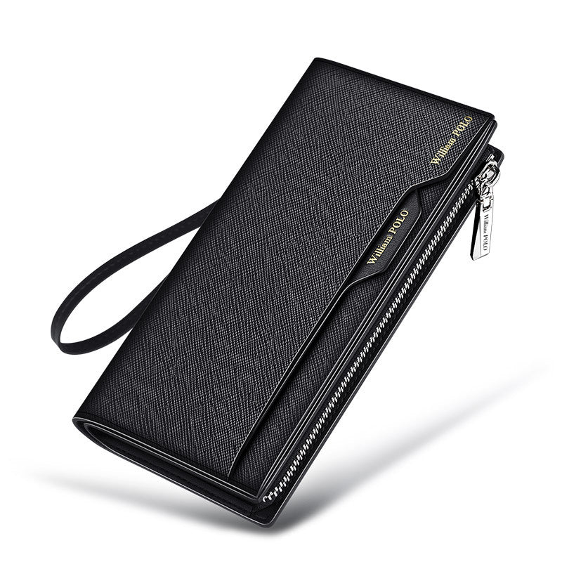 Men's Emperor Paul Long Genuine Leather Business Men's Wallets