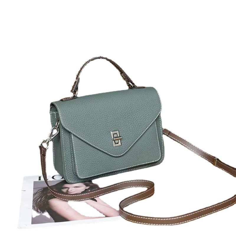 Women's Genuine Leather Commuter Summer French Handbags
