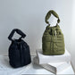 Cotton Filled Fashion Tide Drawstring Vintage Handbags