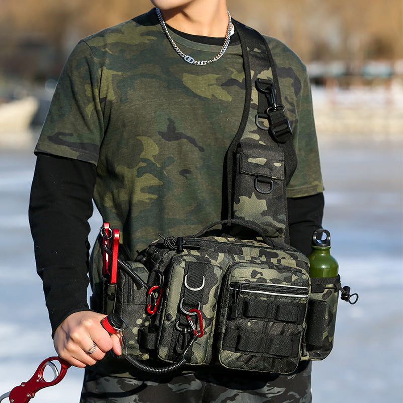 Men's Lure Large Fishing Single Capacity Storage Tactical Bags