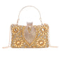 Women's Diamond Black Gem Pearl Rhinestone Cheongsam Handbags