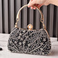 Dinner Pearl Embroidery Clutch Wedding Bride Evening Bags