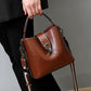 Oil Wax Leather Simple Large Capacity Crossbody Bags