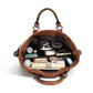 Women's Fashion Soft Leather Large Capacity Totes Handbags
