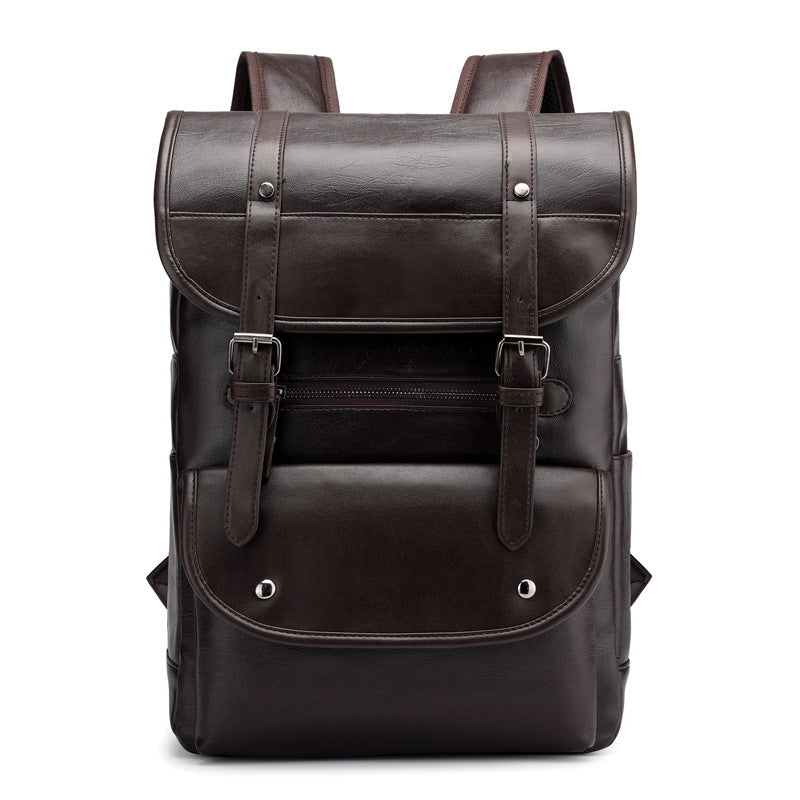 Men's Retro Business Computer Large Capacity Waterproof Backpacks