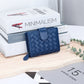 Leather Weave Unisex Multiple Slots One Ladies Wallets