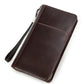 Men's Layer Cowhide Swiping Clutch Multifunctional Zipper Men's Handbags