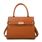 Women's Crocodile Pattern Temperament Large Capacity Combination Mother Handbags