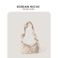 Women's Retro Temperament Fairy Pleated Underarm Spring Bags