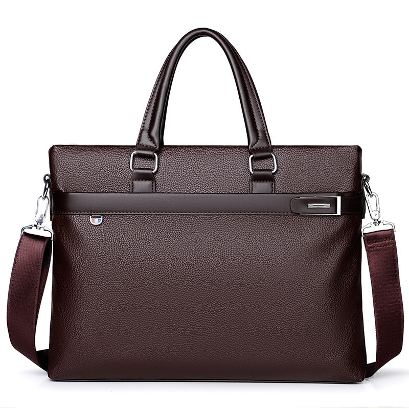 Men's Document Authentic Leather Tactile Feel Tide Men's Handbags