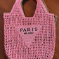 Round Goddess Underarm Handmade Straw Bearded Armpit Bags