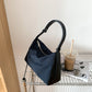 Women's Nylon Stitching Large Capacity Underarm Pure Shoulder Bags