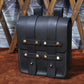 Men's Top Layer Crazy Horse Skin Cowhide Trendy Men's Chest Bags