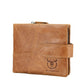 Men's Bull Captain Leather Horizontal Green Retro Men's Wallets