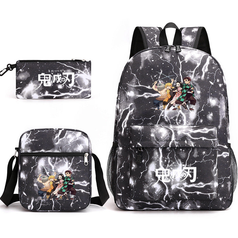 Cartoon No Three-piece One Pencil Primary Backpacks
