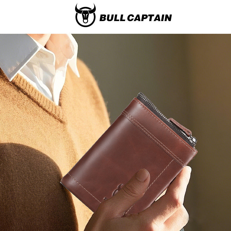 Men's Leather Goods Short Album Driving License Men's Wallets