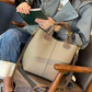 Women's Cowhide Large Capacity Combination Hand Carrying Cross Shoulder Bags