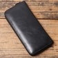 Women's & Men's & Antique Oil Wax Leather Multiple Ladies Wallets