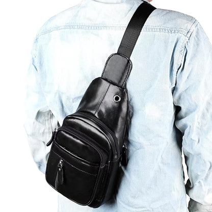 Men's Leather Cattle High Sense Boy Pannier Bags