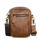Men's Retro Leather Matte Multifunctional Mobile Men's Messenger Bags