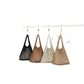 Women's Mori Style Cotton Hand Solid Color Handbags
