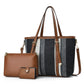 Women's Big Versatile Large Capacity Commuter Three-piece Shoulder Bags