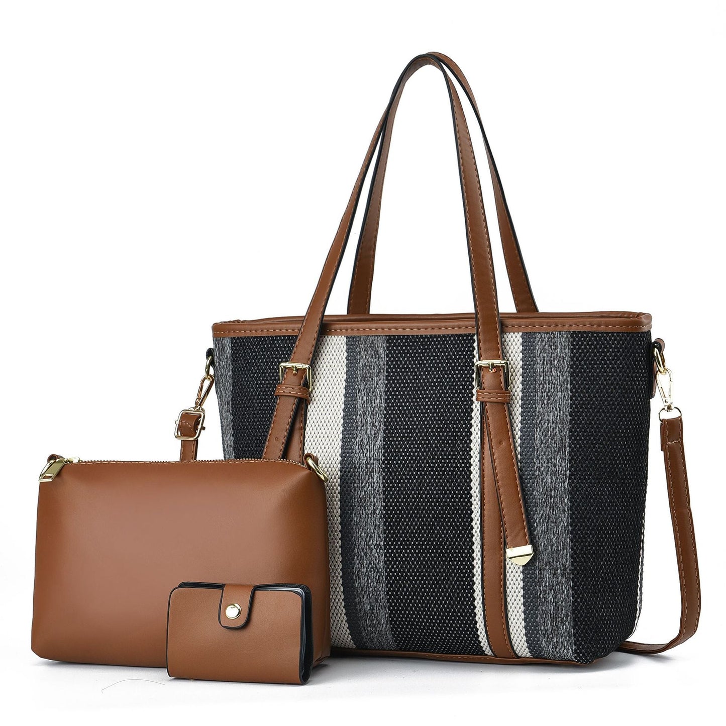 Women's Big Versatile Large Capacity Commuter Three-piece Shoulder Bags