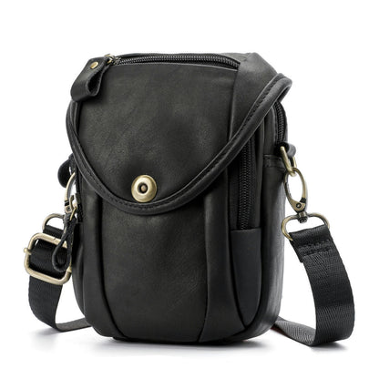 Men's First Layer Cowhide Leather Retro Soft Men's Shoulder Bags