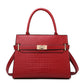 Trendy Fashion Crocodile Pattern Kelly Western Bags