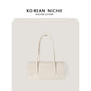 Women's Design Oil Wax Leather Underarm Advanced Texture Shoulder Bags