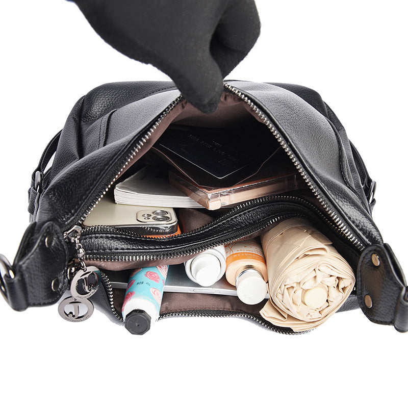 Women's High-grade Large Capacity Soft Leather Crossbody Bags